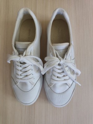 Marc O'Polo Damen Sneaker Low Top Schnürung Weiß EU 38 Unifarben