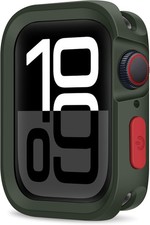 Rugged Case for Apple Watch 46mm Series 11/10 Soft Flexible TPU Shockproof Bumpe