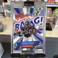 2025 Wild Card Comix Terrell Davis Denver Broncos Serial # 15/20 ACBRB-TD