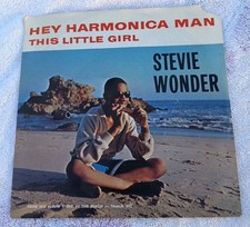 STEVIE WONDER: Hey Harmonica Man / This Little Girl TAMLA 54096 7" Single 45 RPM