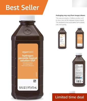 16 oz First Aid Antiseptic - Hydrogen Peroxide Solution for Infection Prevention