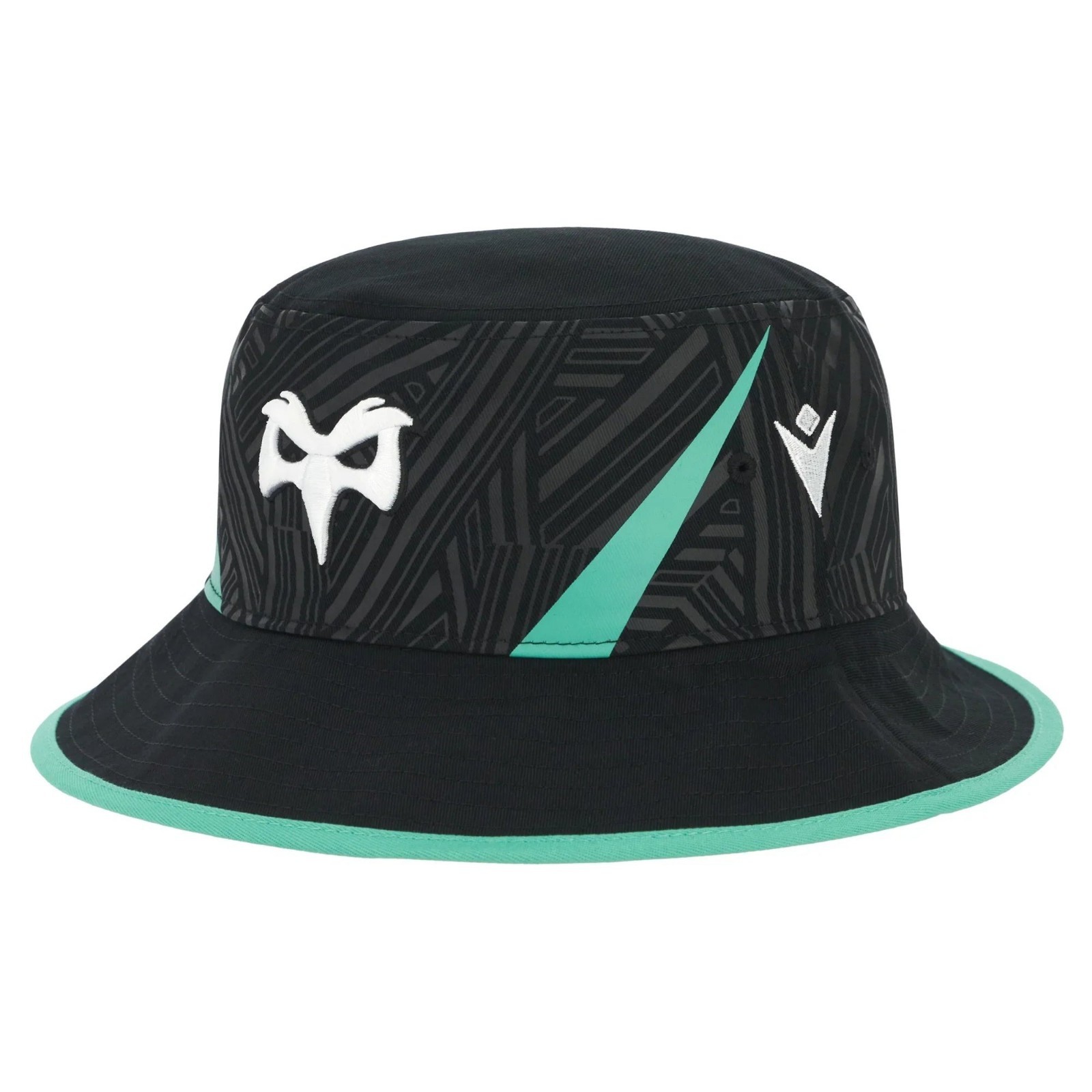 Macron Ospreys Rugby 2025/26 Bucket Hat Black