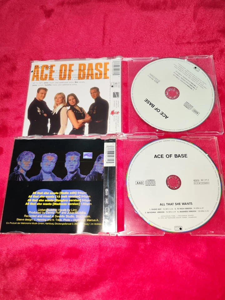 CD Maxi-Single Set Ace Of Bace-The Sign/All That She Wants (sehr gut) CD-Set 7 - Bild 2 von 2