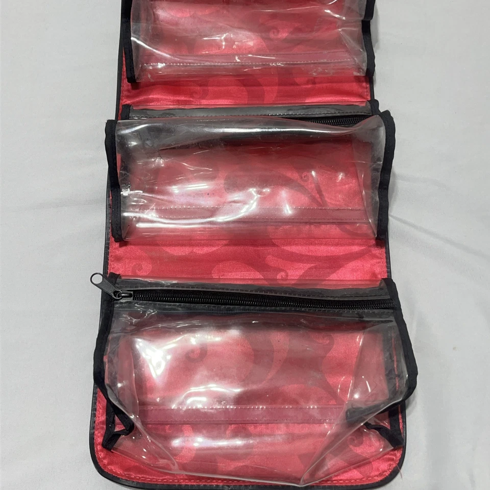 Bolsa de viaje Mary Kay enrollable colgante de cosméticos/artículos de tocador con 4 bolsas extraíbles Foto 2 de 4