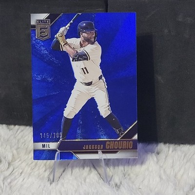 2026 Donruss Elite - Jackson Chourio - Blue Paralllel /199 (Color Match)