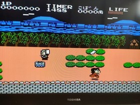 Ganbare Goemon Karakuri Douchuu Famicom CLEANED & TESTED Works Konami