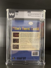 Milon's Secret Castle Nintendo NES Round SOQ WATA / PSA 9.2/A+ FACTORY SEALED