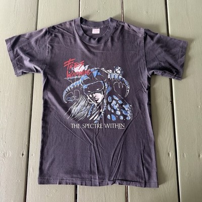 Vintage 80s Fates Warning Thrash Metal Band T-Shirt The Spectre Within Tour L