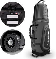 Golf Travel Bag for Airlines: Hard Case Top, Waterproof Zippers