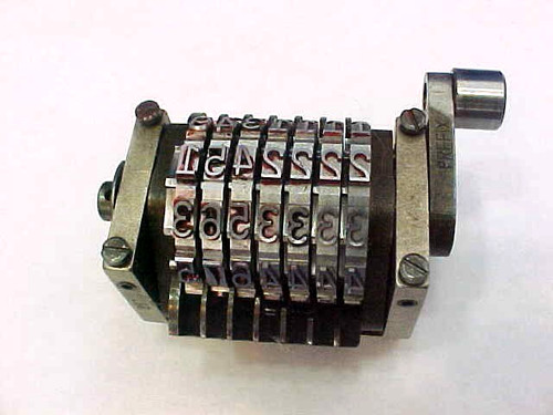 LEIBINGER NUMBER MACHINE NUMERATOR 28" SB