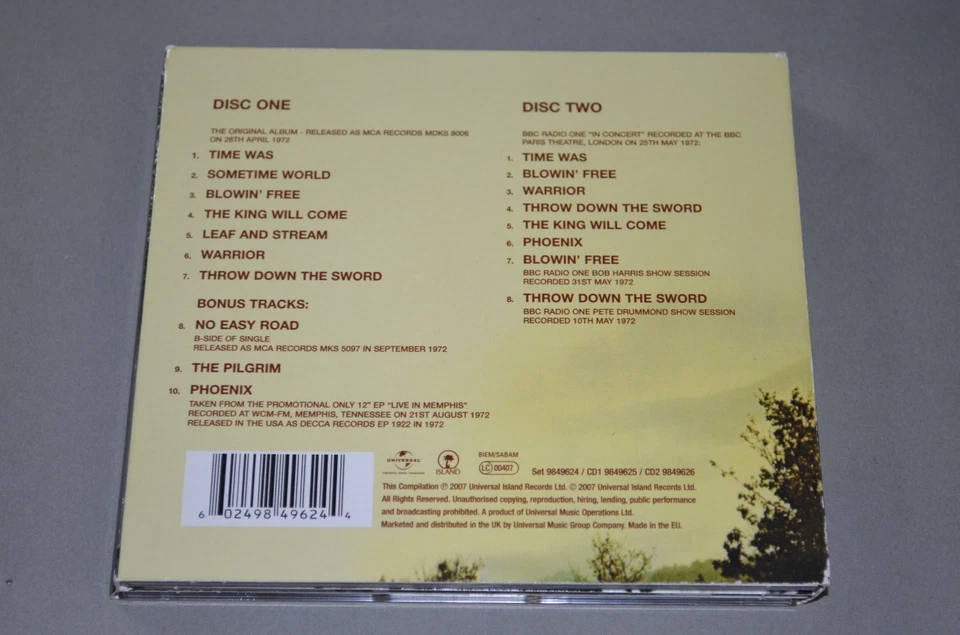 Wishbone Ash – Argus / Island Records 2007 / EU / 2CD Deluxe Edition Digipak - Bild 2 von 2