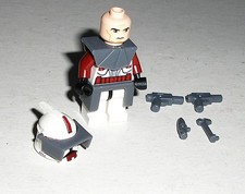 Lego Star Wars COMMANDER FOX CLONE TROOPER (Phase 1) Minifigure 7681 *Authentic*