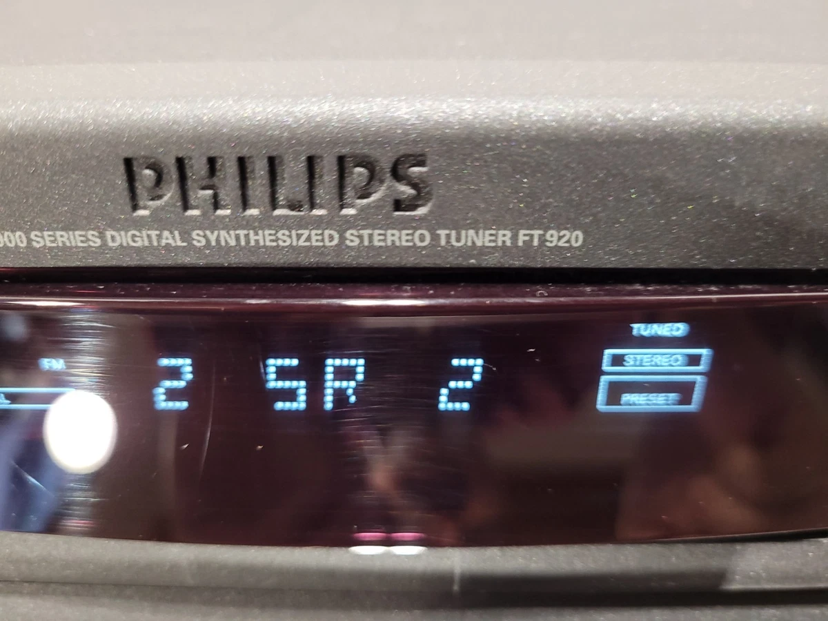 Philips FT 920 Sintetizador Digital Sintonizador Estéreo - Receptor - Serie 900