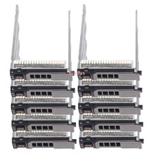 10PCS NRX7Y 0NRX7Y 2.5" HDD Tray Caddy FOR Dell M620 M420 M520 M820 Blade Server