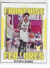 2023-24 Keyonte George Panini Donruss Franchise Features Card No. 20 NBA Utah