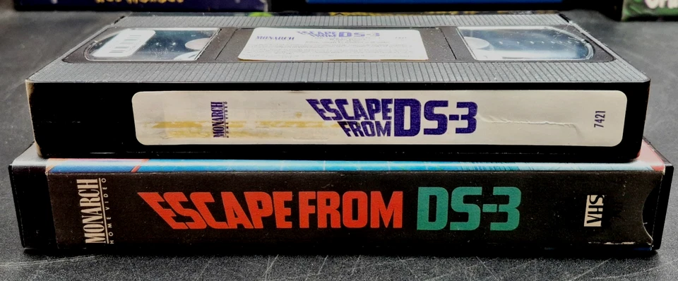 Escape From DS-3 VHS Monarch Home Video 1981 Sci-Fi Space Prison Cult OOP HTF VG - Image 4 of 4