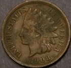  LOT OF (5) NICE INDIAN HEAD CENTS, FULL LIBERTY SET 1902,1904,1905,1907,1908 — photo 6