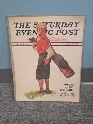 1936 JULY 18 SATURDAY EVENING POST MAGAZINE - GREAT COVER & ADS - PB 2654
