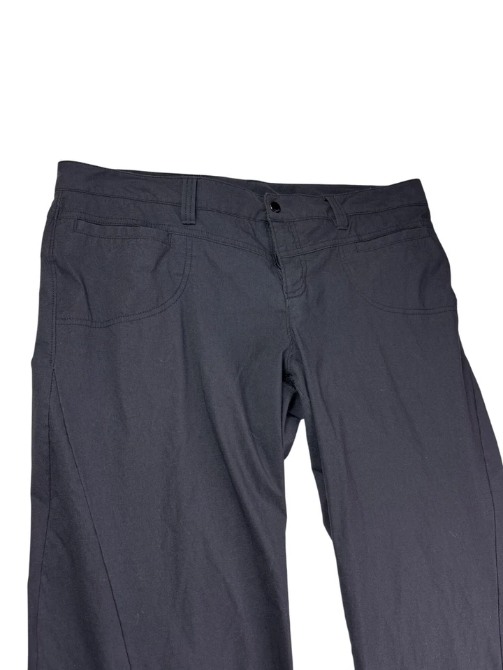 Athleta Dipper Pants Size 16T Tall Low Rise Black Cargo Flare Hiking Gorpcore - Image 3 of 4