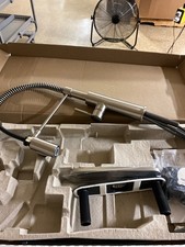 Delta Antoni 18803-SP-DST Kitchen Faucet, Single Hole, SpotShield Stainless