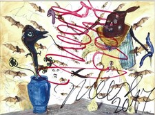 JONATHAN MEESE - UNIKAT - handsigniert, datiert, gewidmet LORD BLUTSAUGER, 2003