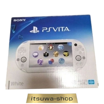PlayStation Vita Wi-Fi Modell Glacier White PCH-2000ZA22 Handheld-Konsole!