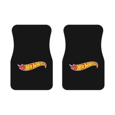 Hot Wheels Car Mats -Universal Front Floor Mats for Kids, Unique Car Accessories