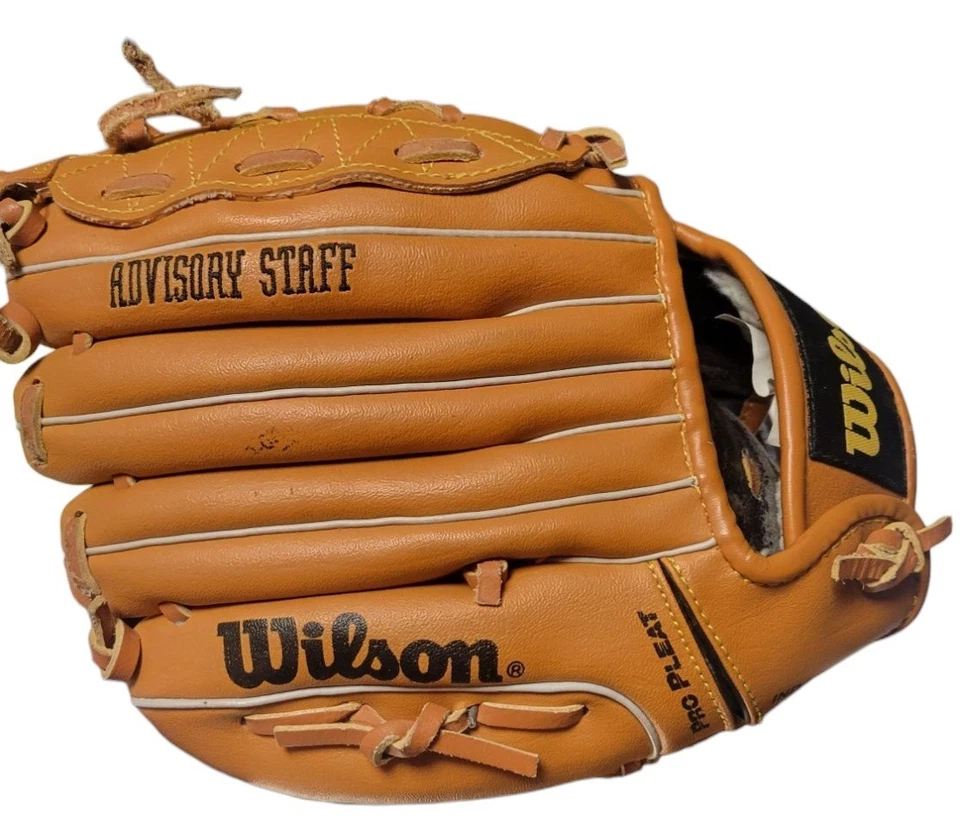 Guante de béisbol vintage Wilson A2481 marrón Barry Bonds tiro a la derecha 10,5" Foto 4 de 4