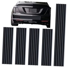 DIY Car Bumper Guard Rear Bumper Protector 5PCS Car Bumper Protector Self Black