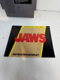 Jaws (Nintendo Entertainment System NES)   w/ Manual - Tested!