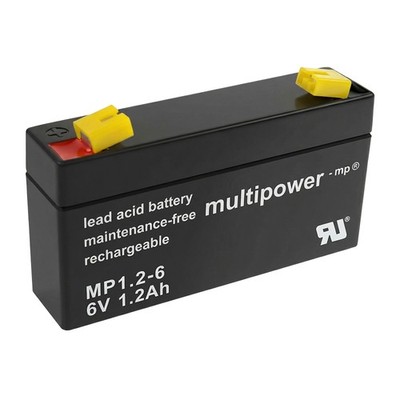 Multipower MP1.2-6 1.2Ah 6V AGM