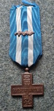 REGNO VITTORIO EMANUELE III° CROCE AL VALOR MILITARE MODELLO 1941 GLADIO VALORE