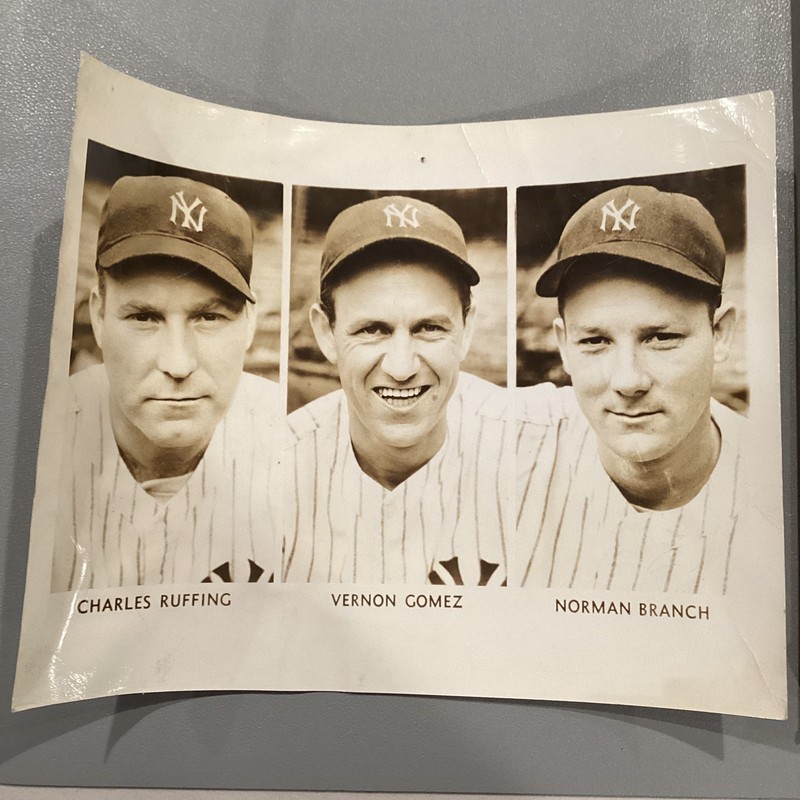 New York NY Yankees Charles Ruffing, Vernon Gomez, Branch Press Photo