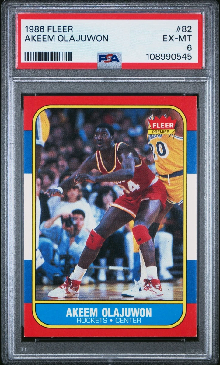 Hakeem Olajuwon Basketball Sports Trading Cards & Accessories