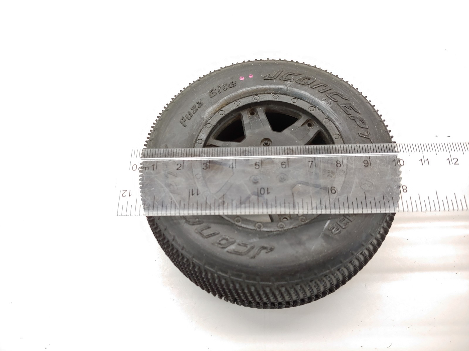 4x Jconcepts Fuzz Bite 1/10 Short Course Carpet Tires & 12mm Hex Wheels Losi Use