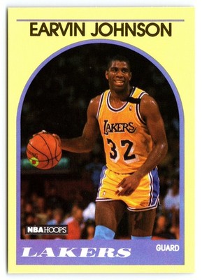 1989-90 NBA Hoops - Sears Superstars Magic Johnson #47