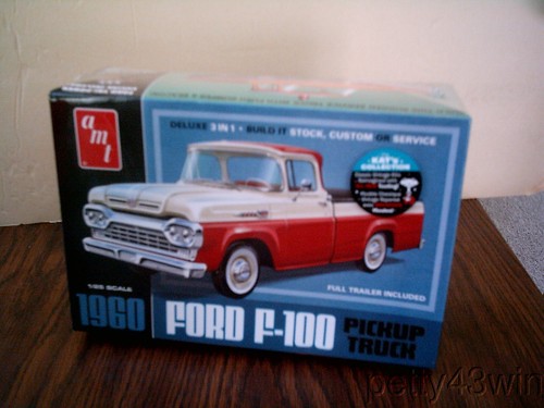 1407 AMT 19690 FORD PICKUP W/TRAILER MODEL KIT NEW GS