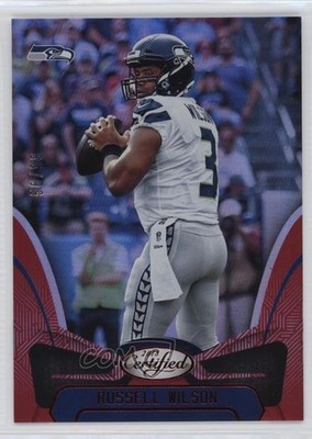 2018 Certified Mirror Red 56/99 Russell Wilson #83 13c1
