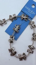 Hildie & Jo Metal Frog Beads 1 Strand 12mm