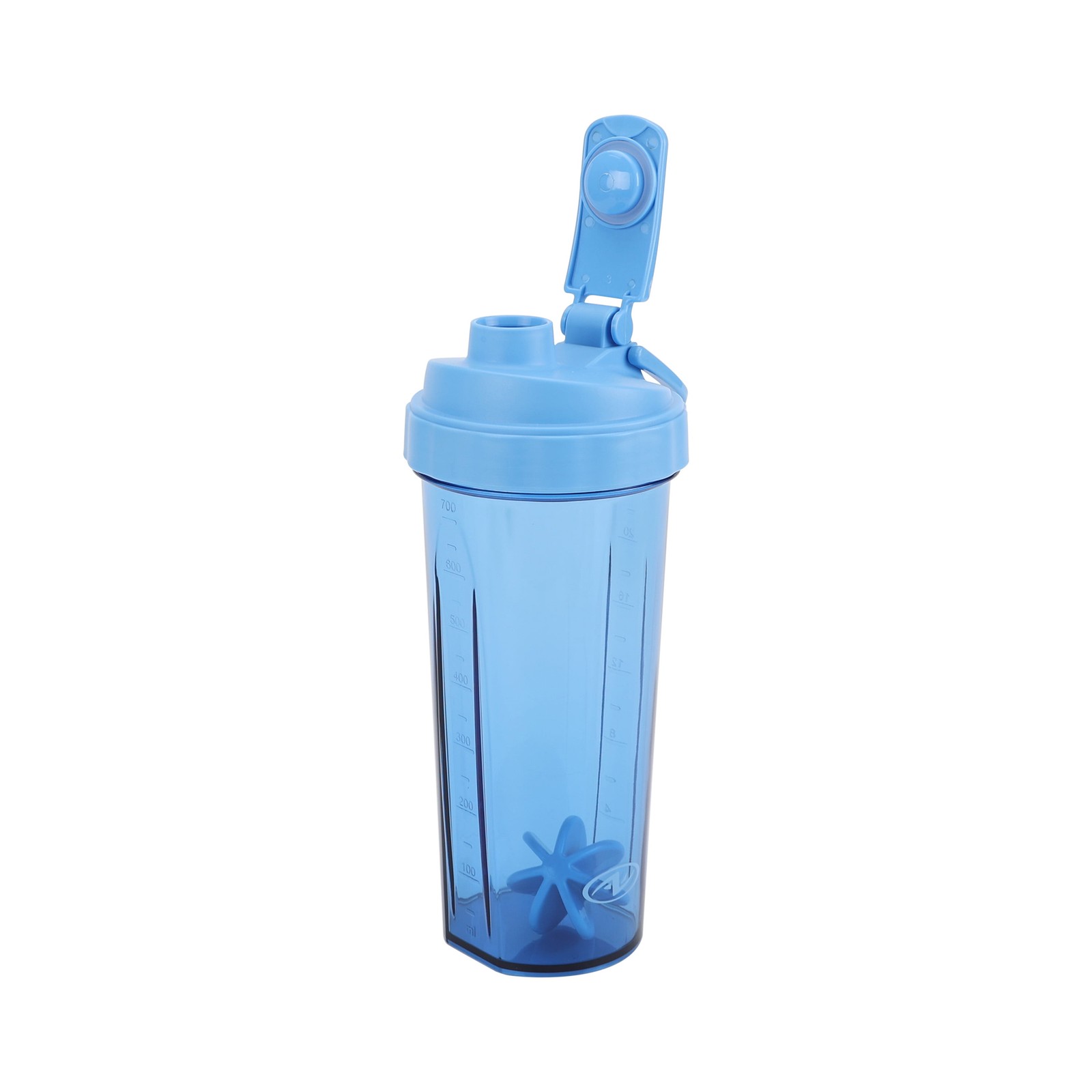Athletic Works Blue 24oz Shaker Bottle - Durable Tritan, BPA-Free, Leak-Proof