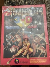Thundercats Vtg 1986 oversized Colorforms 3-D Adventure Play Set deluxe New
