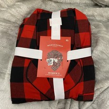 Juego de pijama de franela a cuadros rojo para mujer Target Wondershop talla XL