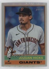 2025 Topps Heritage Chrome Refractor Jordan Hicks #100 0x1j