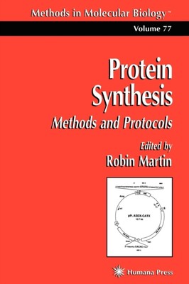 Martin - Protein Synthesis  Methods and Protocols - New paperback or s - X555z