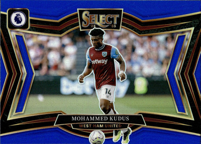 Mohammed Kudus - Field Level Blue SP - Panini Select Premier League 2024/25