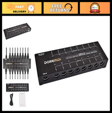 Filtro e interruttore MIDI Thru scatola 16 canali - da 1 ingresso a 16 uscite, modifica filtri