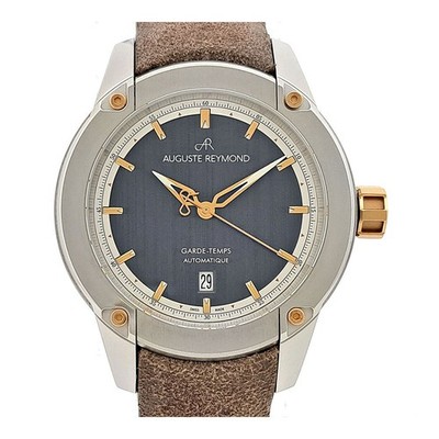 August Raymond Unity Stainless Steel Gold Plated Men's Watch From Japan w0228