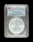 2016-(W) One Ounce American Silver Eagle PCGS MS70 30th ANNIVERSARY First Strike
