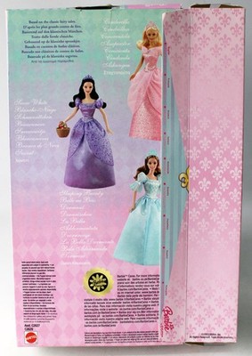 2003 Barbie Princess Collection Snow White Doll Mattel C2627 C2629