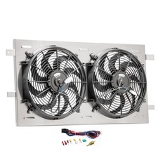 Radiator Shroud 12 Electric Fans for F150 Expedition 2004-2008 4.2 4.6 5.4 V8